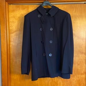 Lauren by Ralph Lauren Navy Coat